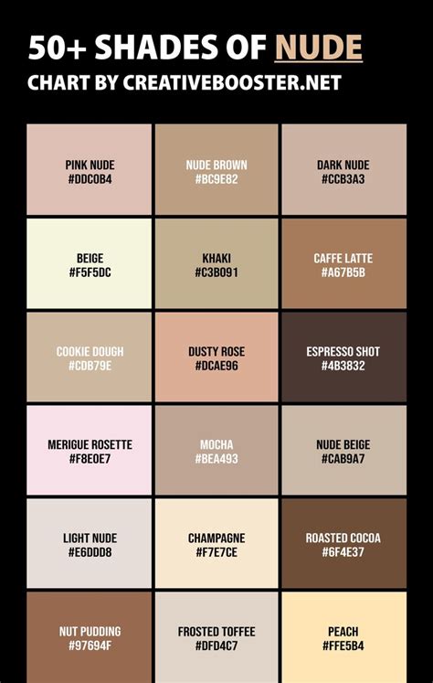 nude color picture|50+ Shades of Nude Color (Names, HEX, RGB & CMYK Codes).